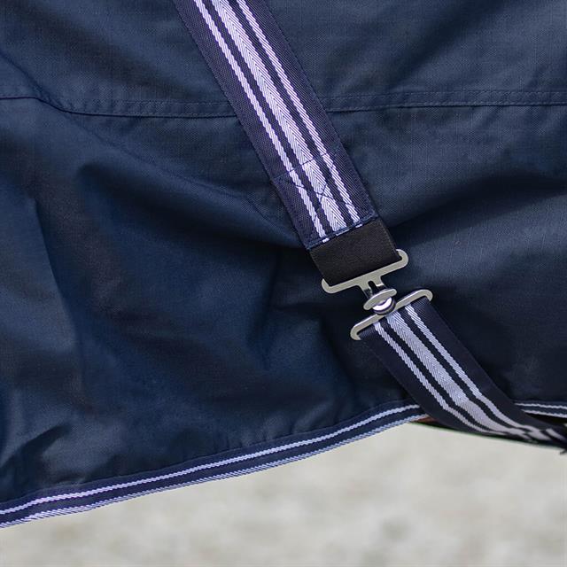 Deken QHP Turnout Luxe Fleece Donkerblauw