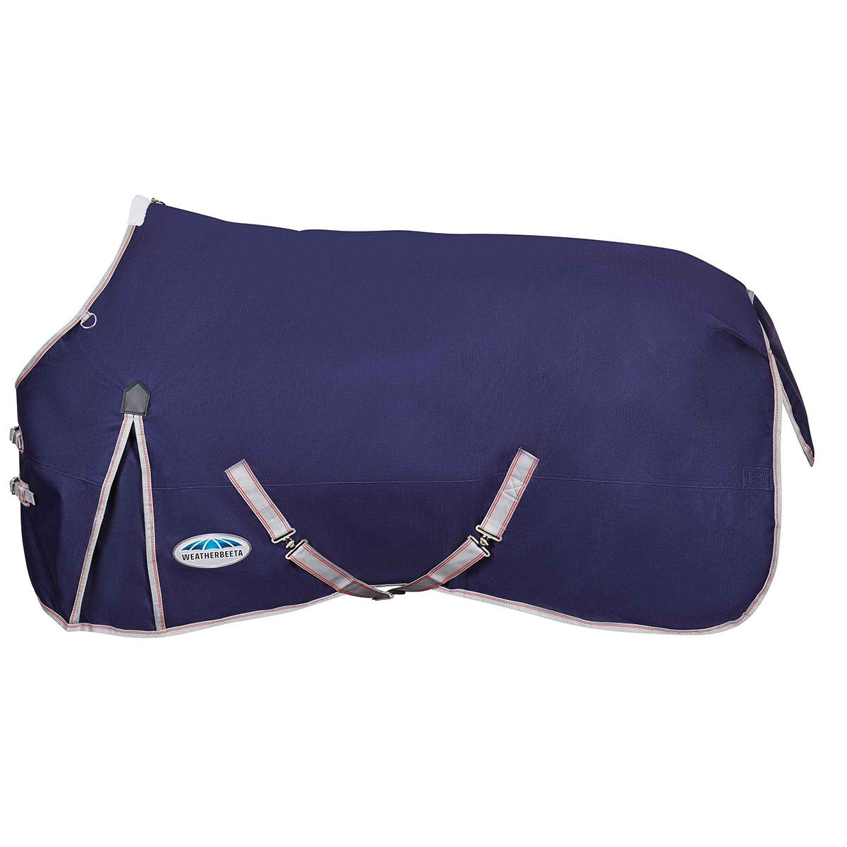 Deken Weatherbeeta Comfitec Essential Lite 0gr, 205 CM in donkerblauw/zilver