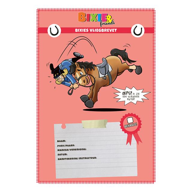Diploma KNHS Bixie&Friends Bixies Vliegbrevet 