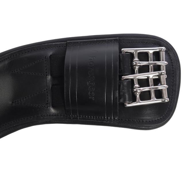 Dressuursingel HORSEGEAR HGLuxe Leather Zwart