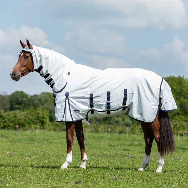 Eczeemdeken HORSEGEAR Sweet Itch Full Neck Wit