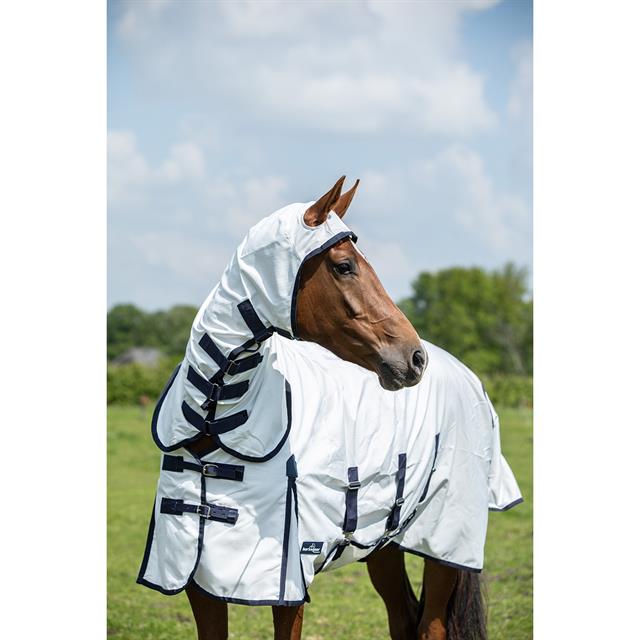 Eczeemdeken HORSEGEAR Sweet Itch Full Neck Wit