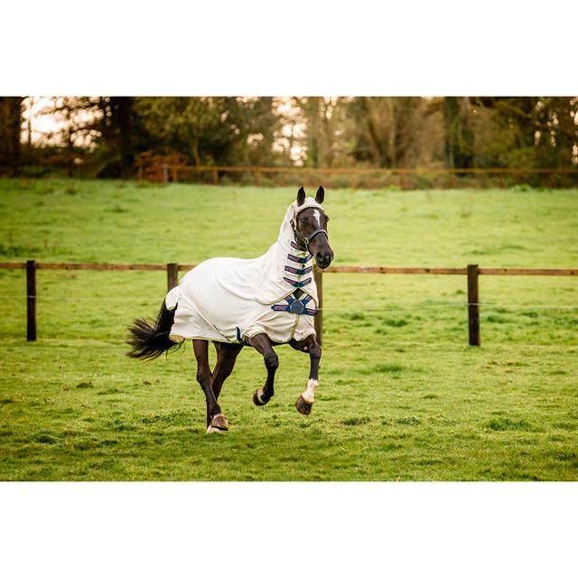Eczeemdeken Horseware Amigo Ripstop Hoody Gebroken wit