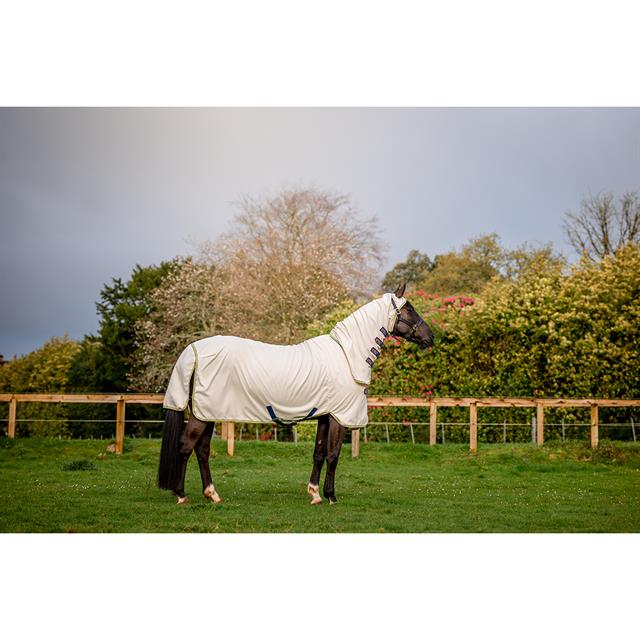 Eczeemdeken Horseware Amigo Ripstop Hoody Gebroken wit