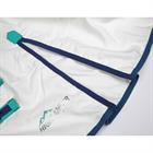 Eczeemdeken Shires Sweet Itch Full Neck Wit-donkerblauw
