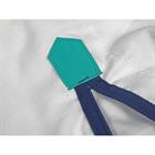 Eczeemdeken Shires Sweet Itch Full Neck Wit-donkerblauw