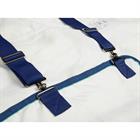 Eczeemdeken Shires Sweet Itch Full Neck Wit-donkerblauw
