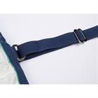 Eczeemdeken Shires Sweet Itch Full Neck Wit-donkerblauw