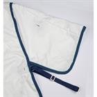 Eczeemdeken Shires Sweet Itch Full Neck Wit-donkerblauw