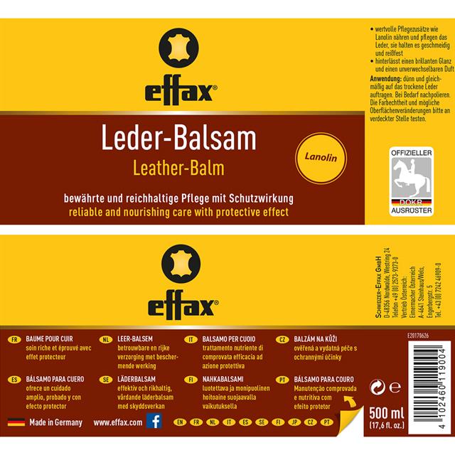 Effax Leer Balsem Blank