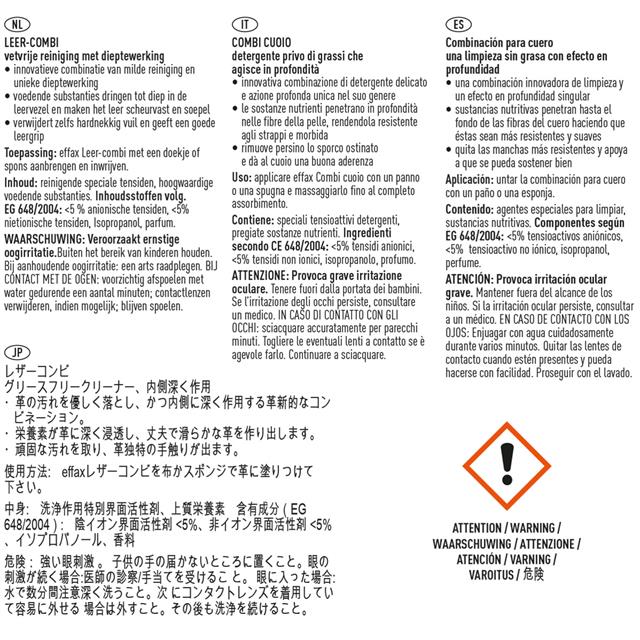 Effax Leer Combi Overige