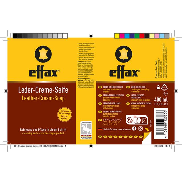 Effax Leer crème Zeep 