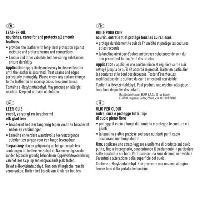 Effax Leer Olie Met Kwast 