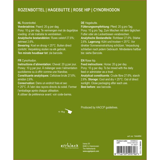 Epplejeck Rozenbottel 