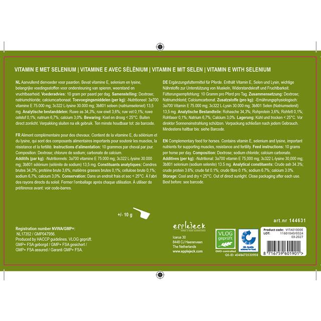 Epplejeck Vitamine E Met Selenium 