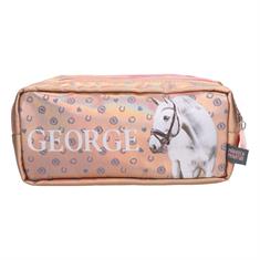 Etui PaardenpraatTV George 2-vaks Roze