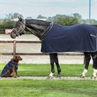 Fleecedeken Bucas Show-Line 400gr Donkerblauw-grijs