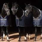 Fleecedeken Bucas Show-Line 400gr Donkerblauw-grijs