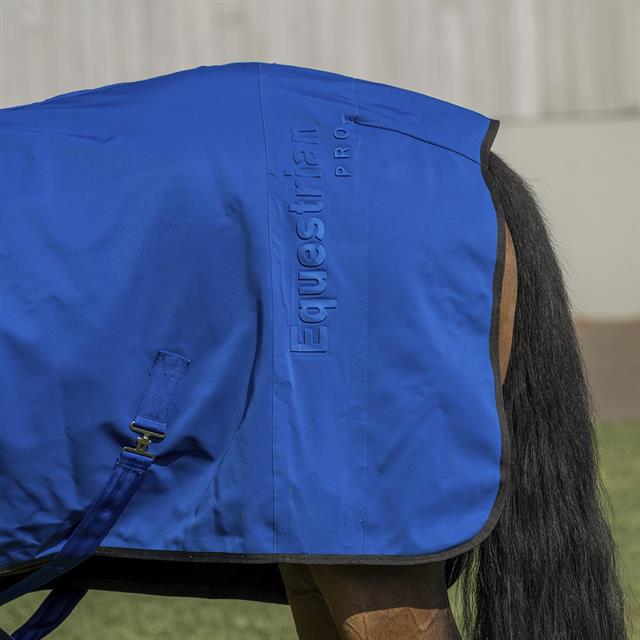 Fleecedeken Horka Equestrian Pro Embossed Blauw