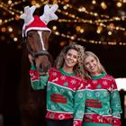 Foute Kersttrui PaardenpraatTV Multicolor