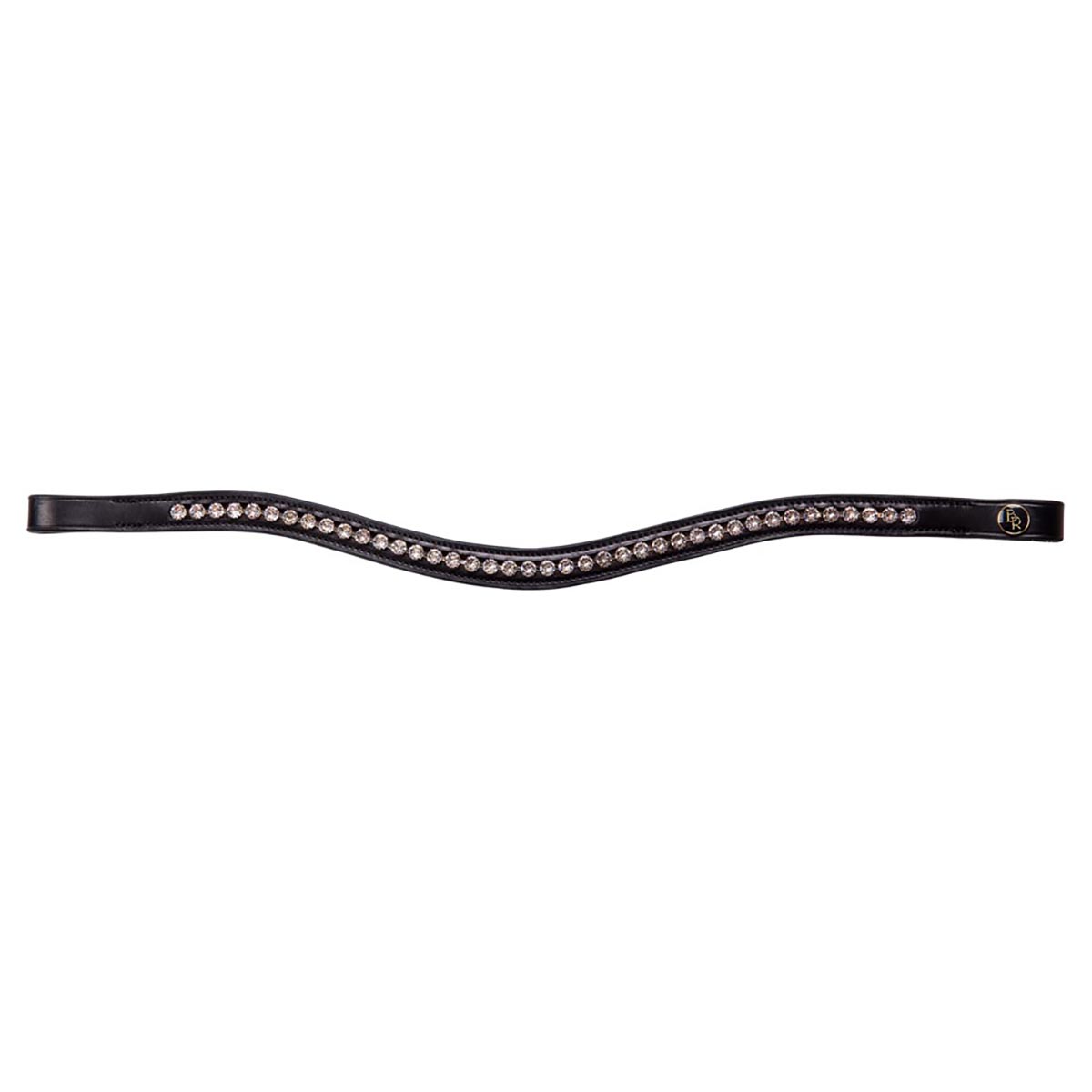 BR Frondeel Gebogen Swarovski 121 - Zwart/zilver - Full