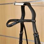 Frontriem Dy'on Black Swarovski V-Shaped Nec Zwart