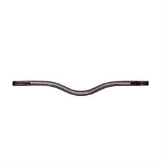 Frontriem Dy'on Silver Clincher V-Shaped Us Hunter Bruin