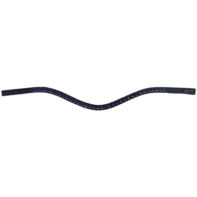 Frontriem Horka Colori Black Black-blue