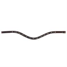 Frontriem Horka Colori Brown Middenbruin-zwart