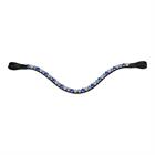 Frontriem HORSEGEAR HGSalerno Blauw-lichtblauw