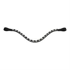 Frontriem HORSEGEAR HGSalerno Zwart-zilver