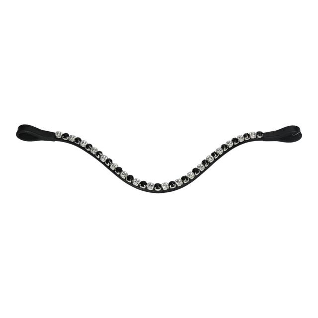 Frontriem HORSEGEAR HGSalerno Zwart-zilver
