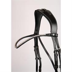 Frontriem Montar Clear Crystal Zwart-zilver