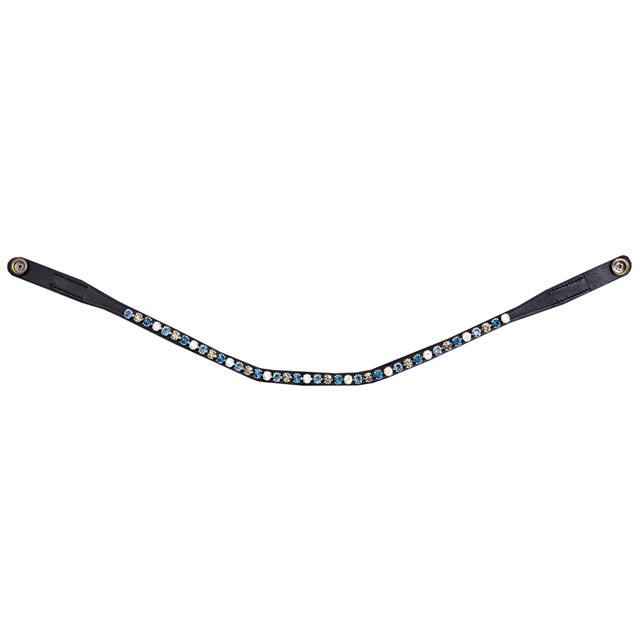 Frontriem PresTeq Shinebright Zwart-blauw