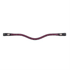 Frontriem QHP Eldorado Zwart-roze
