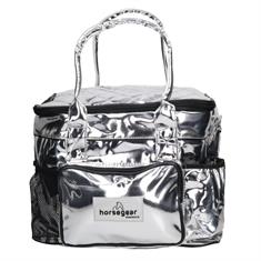 Groomingbag Horsegear Shiny Zilver