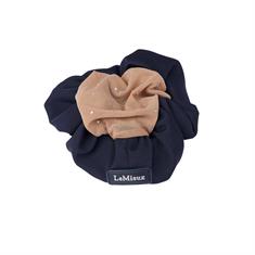 Haarelastiek LeMieux Met Crystal Haarnet Donkerblauw-beige