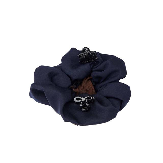 Haarelastiek LeMieux Met Crystal Haarnet Donkerblauw-bruin