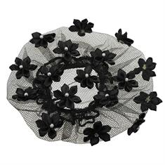 Haarnetje Imperial Riding Flower Zwart