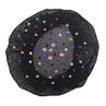 Haarnetje QHP Rhinestone Black-blue