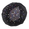 Haarnetje QHP Rhinestone Zwart-blauw