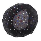 Haarnetje QHP Rhinestone Zwart-blauw
