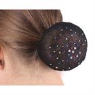 Haarnetje QHP Rhinestone Zwart-blauw