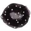 Haarnetje QHP Twinkle Zwart-zilver