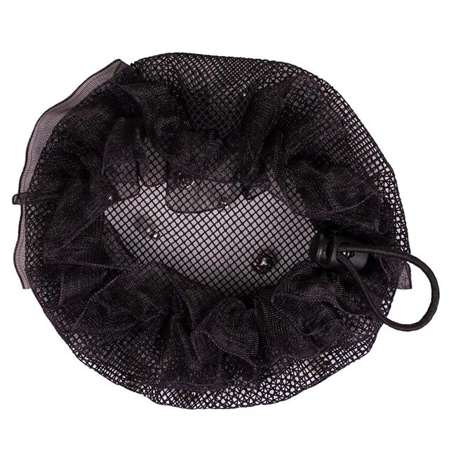 Haarnetje QHP Twinkle Zwart-zilver