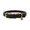 Halsband Kentucky Gevlochten Nylon Hond Middengroen