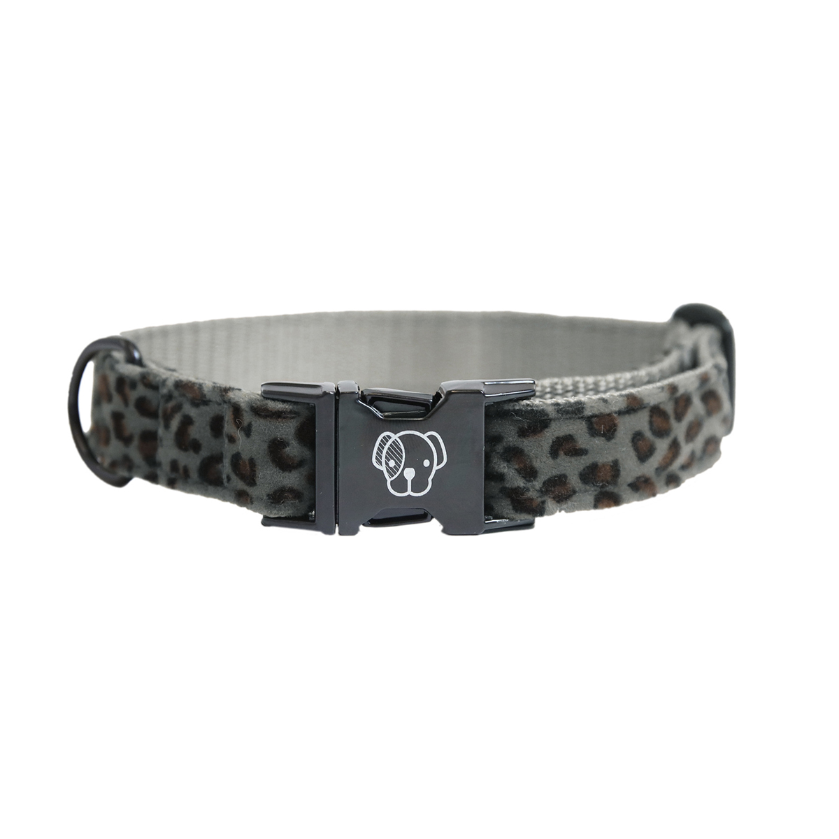 Halsband Kentucky Hond Leopard, S in grijs