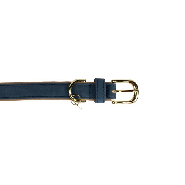 Halsband Kentucky Vegan Leather Donkerblauw