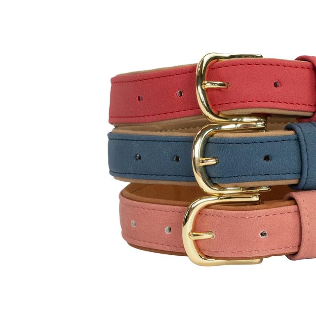 Halsband Kentucky Vegan Leather Lichtrood