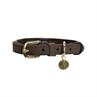 Halsband Kentucky Velvet Leather Bruin